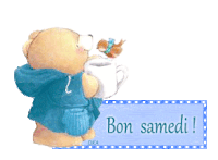 Gif animé Bon samedi ours